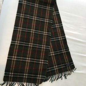Burberry Check Cashmere Scarf